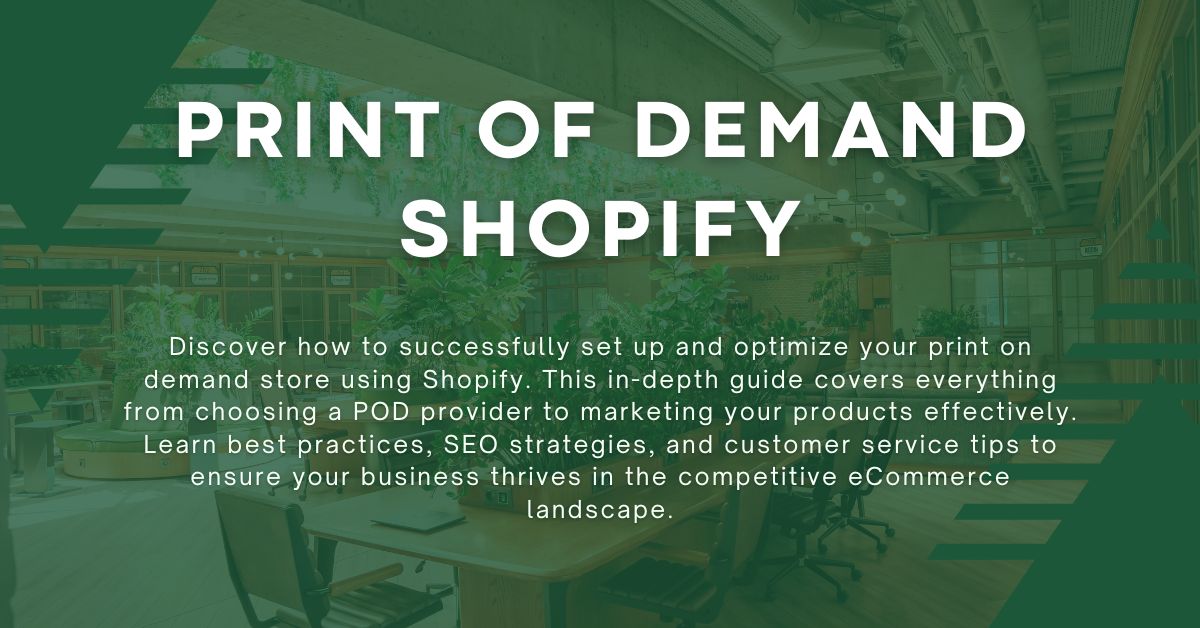 How to Boost Sales with Shopify Print on Demand: Step-by-Step Guide